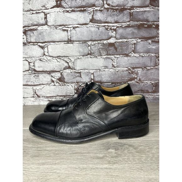 Bally Sailor Black Leather Oxfords Lace Up Dress Shoes Men’s Sz 10.5D US/44EU main image 13